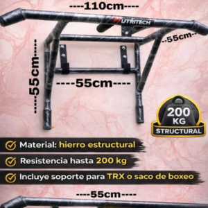 barra para dominadas multifuncional