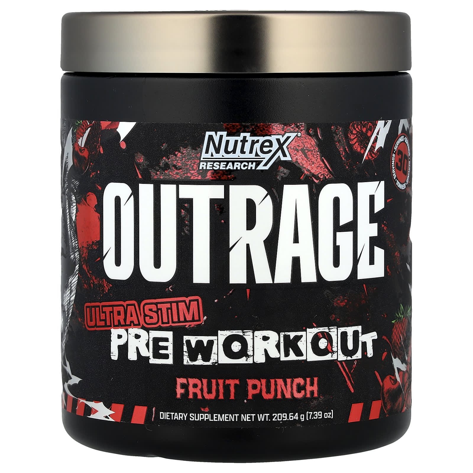 nutrex research outrage ultrastim – pre entreno avanzado – sabor fruit punch nutrex research outrage ultrastim – pre entreno avanzado – sabor fruit punch