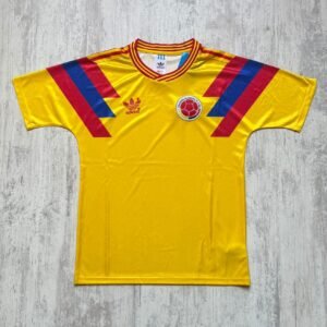 Home camiseta retro 1.1 – selección colombia – conmemorativa mundial 1990