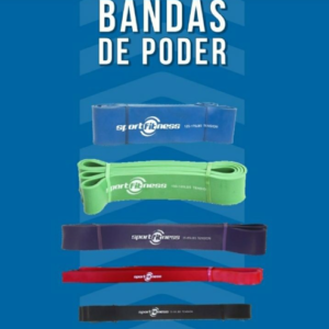 bandas de poder sportfitness – 5 niveles de resistencia