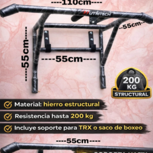 barra para dominadas multifuncional