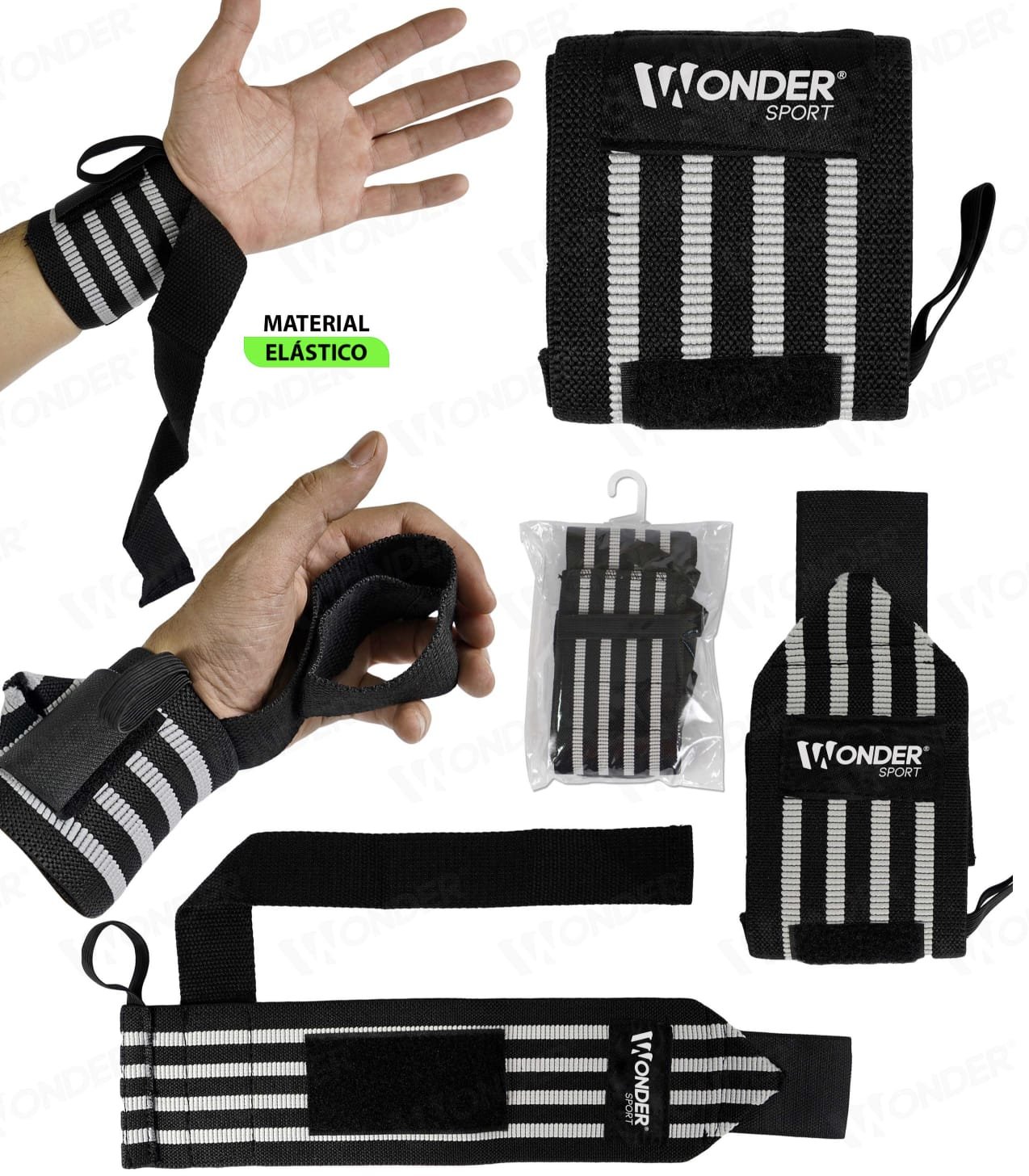 muñequera gym con strap muñequera gym con strap