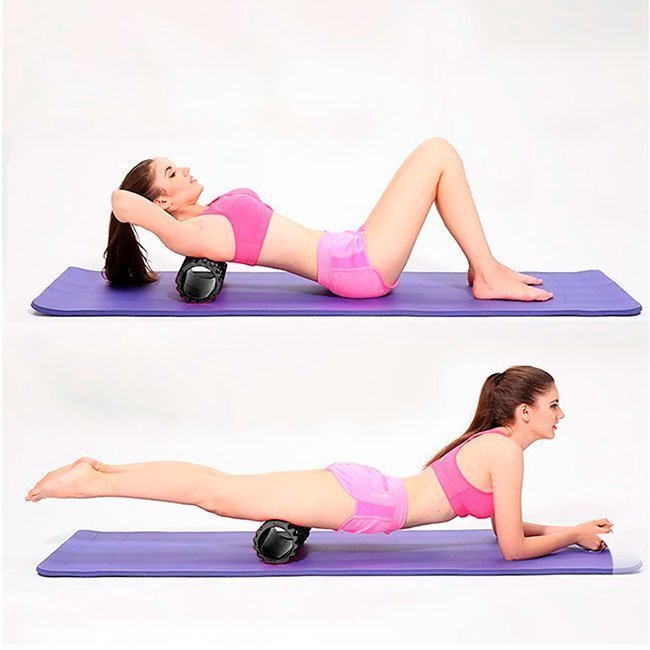 rodillo de yoga – plástico abs con espuma rodillo de yoga – plástico abs con espuma