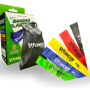 Home set bandas elásticas látex wonder x5