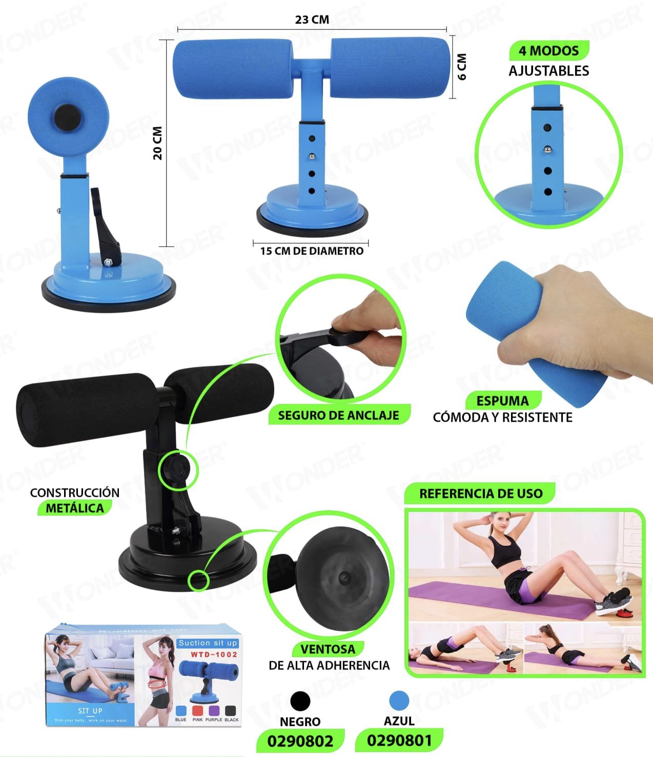 soporte abdominal multifuncional – 4 niveles de altura – succión por palanca soporte abdominal multifuncional – 4 niveles de altura – succión por palanca